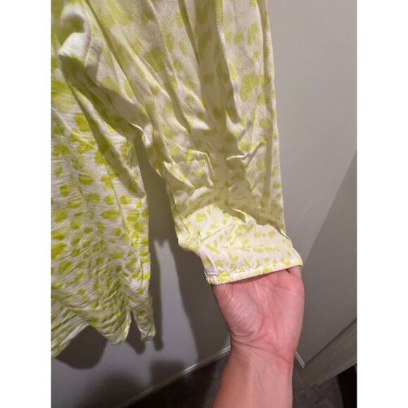 Style & Co women’s Lime and White leopard print shirt size XXL NWT - Picture 5 of 9
